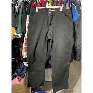 Size 36x30- Carhartt Relaxed Fit StLeg Denim Jeans Black